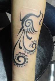 Rankos „Phoenix Totem“ tatuiruotės modelis - atto Tatuiruotės rodymo paveikslėlis