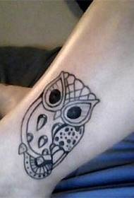 Cute cute owl tattoo