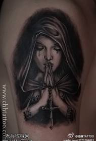 Tattoo show, recommend an arm Maria tattoo work