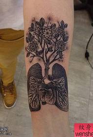 Creative Arm Heart Tree tetovējumi ar tetovējumu koplietošanu
