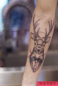 Tattoo show, recommend an arm sting deer tattoo