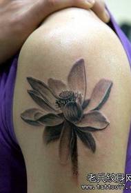 i-arm lotus tattoo iphethini