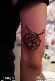 „Arm Constellation Logo“ tatuiruotės pasidalinus tatuiruotes