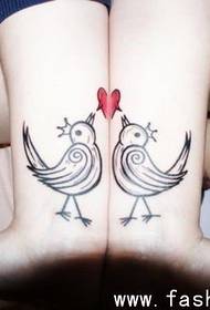 Tattoo pattern arm couple tattoo pattern (classic)