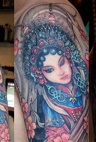Arm tetovējums dizains atdzist rokas tetovējums skaistums ziedu džinsa tetovējums modelis (boutique)