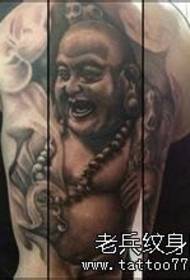 Arm Maitreya tattoo work