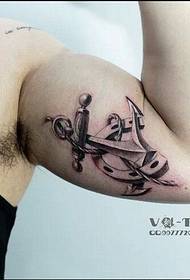 Boom anchor tattoo inoshanda