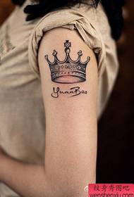 Ma tattoo anoratidzira, kurudzira ruoko rwekorona korona