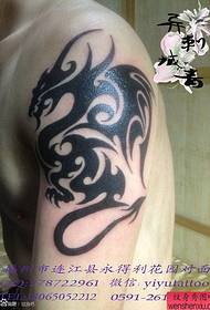 Arm Panlong Totem Tattoo Pattern