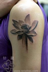ການສັກຢາສັກເຂັມແທັກບາຊຽງໄຮ້ເຮັດວຽກ: Tattoo Arm Lotus