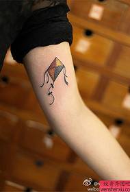 Τατουάζ δείχνουν εικόνα συνιστάται ένα χέρι χρώμα χέρι τατουάζ πρότυπο