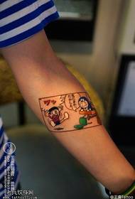 Armkleur, Doraemon, tatoeëringswerk