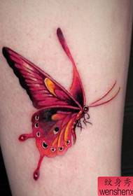 Farbe Schmetterling Tattoo Muster