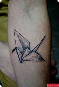 Arms point a thousand paper cranes tattoo works