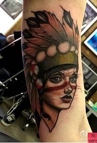 I-Arm indian tattoo