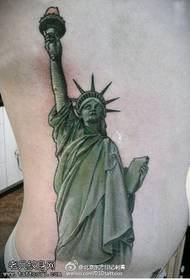American symbol of the Statue of Liberty tattoo