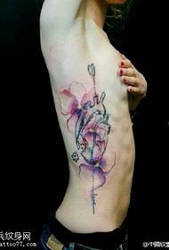 Sumbanan sa Tattoo sa Watercolor Heart