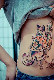 alternatív személyiség gésa macska hasa Tetoválás minta