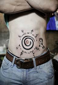 Technique de cachetage, tatouage totem de la loi d'abstention abdominale