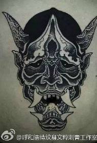 abdomen mask tattoo pattern