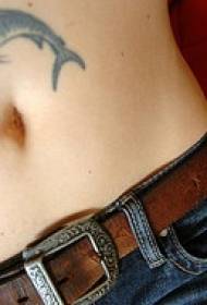 abdomen gray small torpedo tattoo pattern