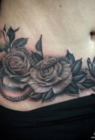 abdomen Europe rose biser leptir crni uzorak sive tetovaže