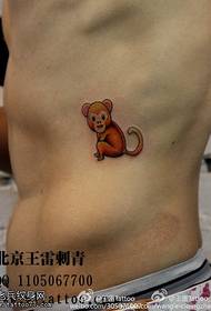 corak tatu monyet comel