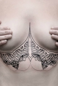 aivojen geometrian tatuointi