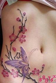 beauty belly plum butterfly tattoo picture