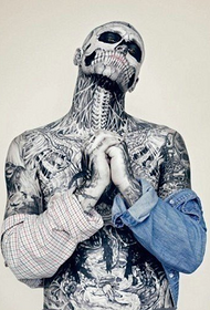 teljes test tele Dangdang szuper uralkodó tetoválás mintával