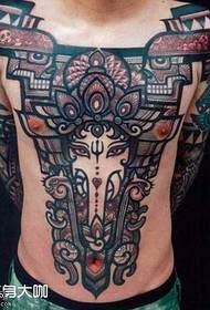 abdominal stone image god tattoo pattern 28619-abdominal stone like god tattoo pattern