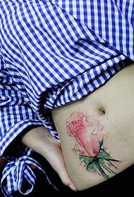 Ufiufi Aisa o le Abdominal Splashing Flowers Tattoos 28617 - Patomomo Tattoo Tattoo Tattoo