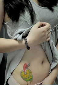 beauty belly a lemon Tattoo picture