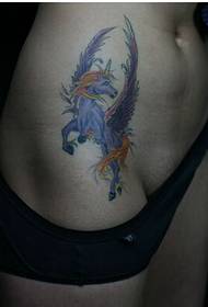 fashion sexy beauty belly good looking colorful unicorn pattern picture  29734 - beautiful belly only beautiful ink lotus squid tattoo picture