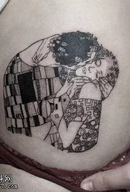 krásné tetování tetování vzor břicha