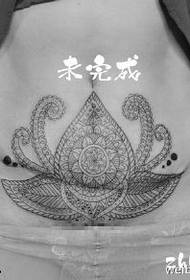 kouvèti 壬辰 疤 梵 花 modèl tatoo totem 29515 - Modèl Tattoo Tattoo ti kras klasik