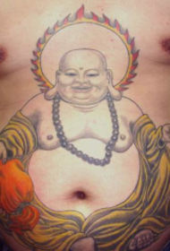 Creative Maitreya Tattoo on Abdomen  28323 - nude female and cherub tattoo pictures on the female abdomen
