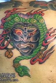 abdomen personality Dharma tattoo pattern