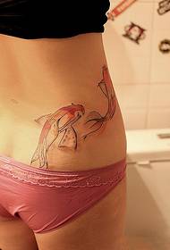 tatuaje de calamar sexy