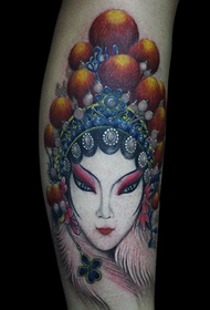 klasična noga lijepa cvjetna tetovaža 28960 - ženski trbuh Realistična tetovaža plavog leptira