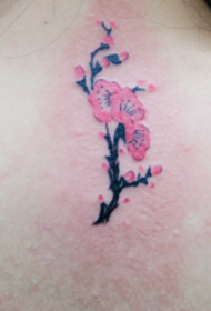 frumusețe gât imagine de tatuaj prune frumoase