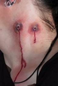 Simulasi Kepribadian Leher Gambar Tato Bekas Luka