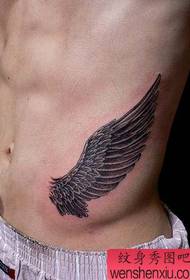 малюнак татуіроўкі на жываце: малюнак татуіроўкі крыла жывата