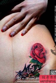 beleco ventro populara popo tatuaje tatuaje ŝablono