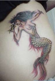 qurux Buttock mermaid tattoo sawir tattoo shaqo sawir