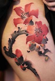 Buttocks Best Chinese Ink Tattoo Pattern