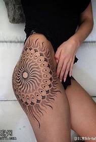 hip totem tattoo pattern