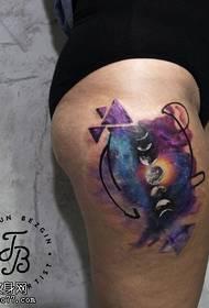 hip galactic tattoo pattern