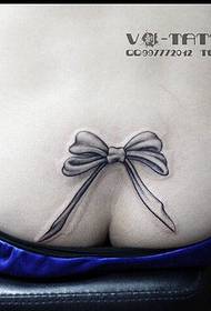 Women's buttocks tattoo tattoos