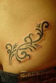 beauty buttocks a totem vine tattoo pattern